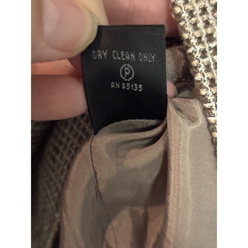 Lafayette 148 New York‎ Pencil Skirt Women's Size 14 Tweed Pattern Side Zip - Picture 8 of 9